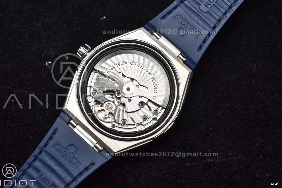 on Blue 1:1 Best 543 Edition SS Gummy A8900 Super White FashionForward Constellation Dial Strap Clone Ceramic VSF Blue 0819